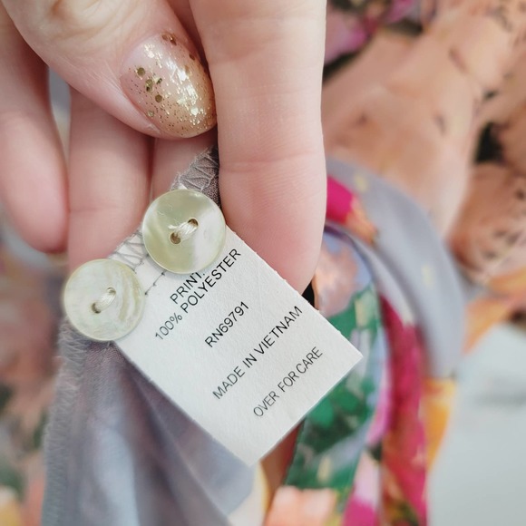 NWT Figueroa & Flower Floral & Animal Print 3/4 Sleeve Blouse Women's Size 2X - Picture 8 of 12